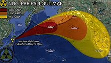 Galimo radiacijos plitimo žemėlapis