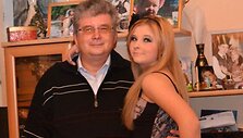 Viktorija Tesliuk su tėčiu