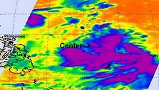 Taifūnas Muifa liepos 27 d. NASA žemėlapyje atrodė taip.