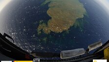 Povandeninio ugnikalnio i&scaron;siveržimas &scaron;alia El Hierro salos.