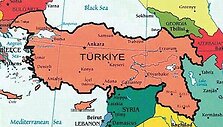 &bdquo;Padidintos&ldquo; Turkijos žemėlapis