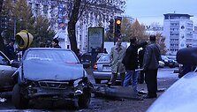 Autobusas Permėje taranavo dvi de&scaron;imtis automobilių.