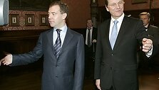 Dmitrijus Medvedevas ir Guido Westerwelle