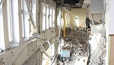 Mažiausiai penki žmonės žuvo per sprogimą Luhansko ligoninėje.