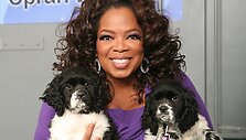 Oprah Winfrey su naujosiomis augintinėmis &ndash; Sunny ir Lauren