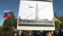 &bdquo;Ochta-centro&ldquo; statybos sulaukė daugybės Sankt Peterburgo gyventojų protestų.