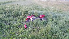 Policininkai sprunkančiam motociklininkui barikadą pastatė i&scaron; niekuo dėto &bdquo;Volvo&ldquo;