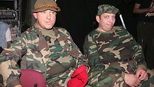 Giedrius Viduolis (Tata) ir Kęstutis Matelis (Raimundėlis) Amerikoje pateko į daugybę komi&scaron;kų situacijų.