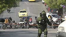 Į įvykio vietą buvo i&scaron;kviesti sprogmenų ekspertai.