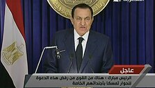 Hosni Mubarakas tiesioginiame eteryje pažadėjo nebekelti savo kandidatūros per prezidento rinkimus rugsėjį.