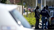 Olandijos policininkai greta &bdquo;Ridderhofo&ldquo; prekybos centro