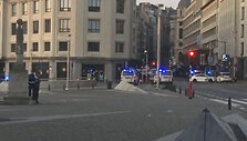 Policija ir kariuomenė Briuselio gatvėse