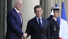 Georgas Papandrėjus ir Nicolas Sarkozy
