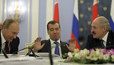 Vladimiras Putinas, Dmitrijus Medvedevas ir Aliaksandras Luka&scaron;enka