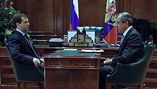 Dmitrijus Medvedevas įpareigojo ministrą Sergejų Lavrovą apie Rusijos sprendimą informuoti Europą.