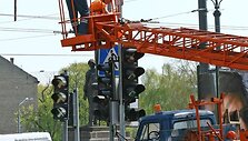 Daugelis naujųjų &scaron;viesoforų sostinėje dar neveikia.
