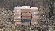 Pasieniečių aptiktos cigaretės