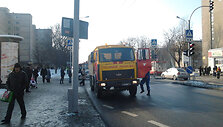 Sugedęs autobusas sustabdė troleibusus