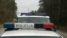 Policija įvykio vietoje