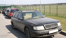 Pasieniečių sulaikytas Audi