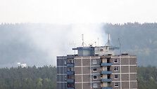 Gaisras Lazdynų pakra&scaron;tyje