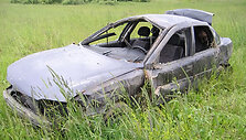 Apsivertęs kontrabandininkų automobilis