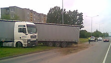 Vilkiko avarija Radvili&scaron;kyje
