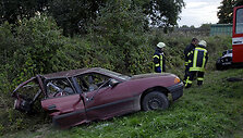 Per girto vairuotojo sukeltą avariją Kėdainių r. žuvo &scaron;iuo automobiliu važiavę sutuoktiniai, maža mergaitė atsidūrė reanimacijoje
