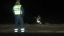 Policininkai matuoja avarijos vietą