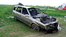 Automobilis &bdquo;Renault&ldquo; po avarijos