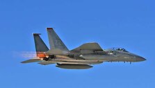 Patruliuojantis naikintuvas F-15 &bdquo;Strike Eagle&ldquo;