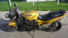Sulaikytas motociklas &bdquo;Suzuki&ldquo;