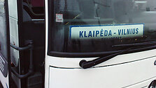 Autobusas važiavo i&scaron; Klaipėdos į Vilnių
