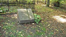Ant J.Žiliaus-Jonilos kapo stūkso paminklas, tačiau jo ribų nebematyti. 