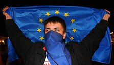 Protestas Minsko gatvėse
