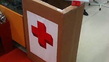 Vaikų prekių parduotuvės susivienijo Raudonojo Kryžiaus akcijai.
