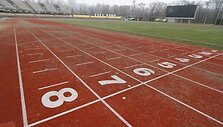 Po rekonstrukcijos stadiono bėgimo takelis turėtų sužibti trispalvės - geltona, žalia ir raudona - spalvomis. 