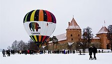 Trakų oro festivalio akimirka