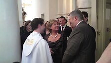 Prie&scaron; ceremoniją