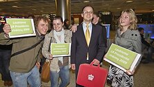 Airijos lietuviai pasitiko atvykusius LR prezidento rinkimus.
