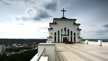 Kauno Kristaus Prisikėlimo bažnyčios stogas.