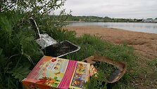 Lampėdžių karjero paplūdimį itin pamėgę miestiečiai čia neretai palieka daug &scaron;iuk&scaron;lių.