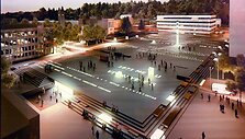 Daugeliui gausiai Architektų namuose eksponuojamus projektus apžiūrinčių miestiečių didžiausią įspūdį palieka idėja &scaron;viečiančiomis raidėmis ant grindinio užra&scaron;yti svarbiausius miesto bei &scaron;alies įvykius.