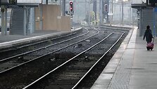 Streiko metu kursuoja Prancūzijoje kursuoja maždaug pusė traukinių