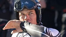 Į ka nukreiptas sportininko žvilgsnis?
