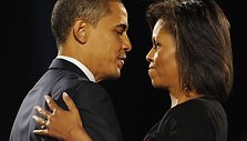 Barackas Obama su žmona