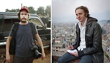 Fotografas Johanas Perssonas ir žurnalistas Martinas Schibbye