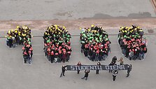 Studentų &scaron;ventės akimirka Panevėžyje