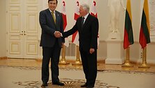 Akimirka i&scaron; prezidentų susitikimo