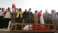 Akimirka i&scaron; laidotuvių ceremonijos.